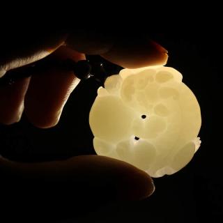 宛玉魂和田玉貔貅吊坠男款白玉貔貅挂件双面精雕玉貔貅吊坠女款玉石貔