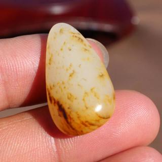 方言和田玉精品特色油润新疆洒金皮白玉籽料原石玩料玉吊坠挂件a1